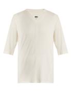Mm6 Maison Margiela V-neck Ribbed-jersey T-shirt
