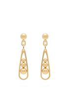 Matchesfashion.com Prada - Ball Embellished Drop Earrings - Womens - Gold