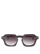 Matsuda - Round Tortoiseshell-acetate Sunglasses - Mens - Black Multi