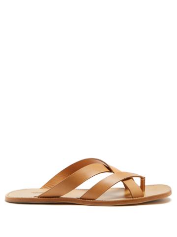 Helbers Leather Crossover Sandals