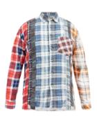 Matchesfashion.com Needles - Deconstructed Checked Flannel Shirt - Mens - Multi