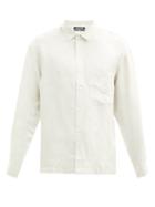 Matchesfashion.com Jacquemus - Floral-jacquard Chest-pocket Shirt - Mens - Beige