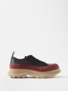 Alexander Mcqueen - Tread Slick Chunky-sole Leather Trainers - Mens - Brown Black