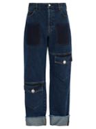 Jw Anderson Button-fastening Flap-pocket Jeans