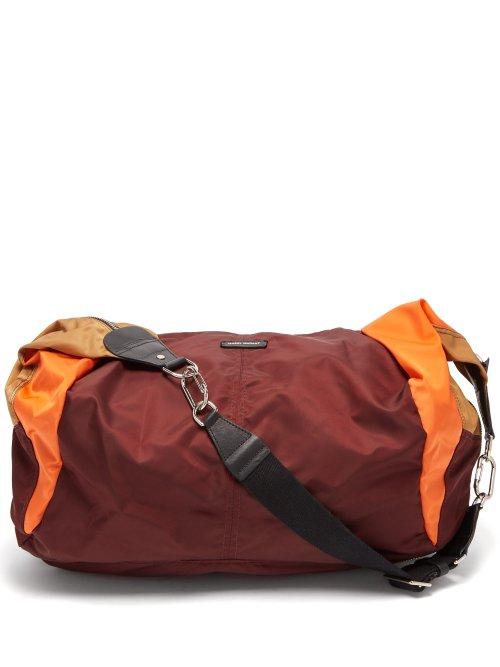 Matchesfashion.com Isabel Marant - Lieven Technical Shoulder Bag - Womens - Burgundy Multi