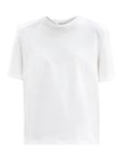 Matchesfashion.com The Attico - Bella Padded-shoulder Cotton T-shirt - Womens - White
