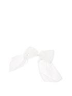 Matchesfashion.com Maison Michel - Wicole Pleated-tulle Bow Hair Clip - Womens - Ivory
