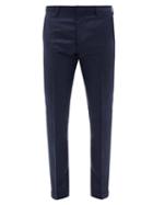 Paul Smith - Slim-leg Wool-twill Suit Trousers - Mens - Dark Navy