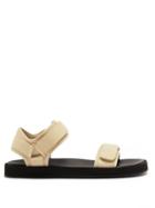 Ladies Shoes The Row - Hook And Loop Nappa-leather Sandals - Womens - Cream