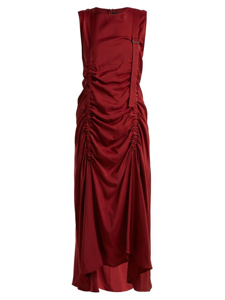 Joseph Hall Ruched-detail Dress