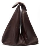 Gabriela Hearst - Hildegard Knotted-strap Leather Tote Bag - Womens - Burgundy