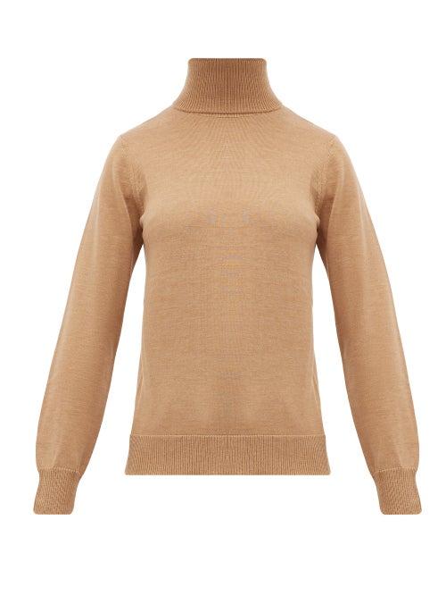 Matchesfashion.com A.p.c. - Sandra Wool Roll Neck Sweater - Womens - Beige