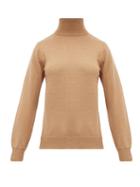 Matchesfashion.com A.p.c. - Sandra Wool Roll Neck Sweater - Womens - Beige