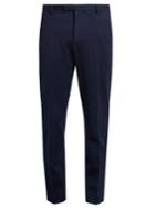 Gucci Bee-button Tailored Cotton-jersey Trousers