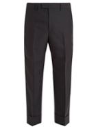 Matchesfashion.com Gucci - Contrast Striped Wool Trousers - Mens - Grey