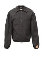 Matchesfashion.com Boramy Viguier - Victorian Taffeta Track Jacket - Mens - Black