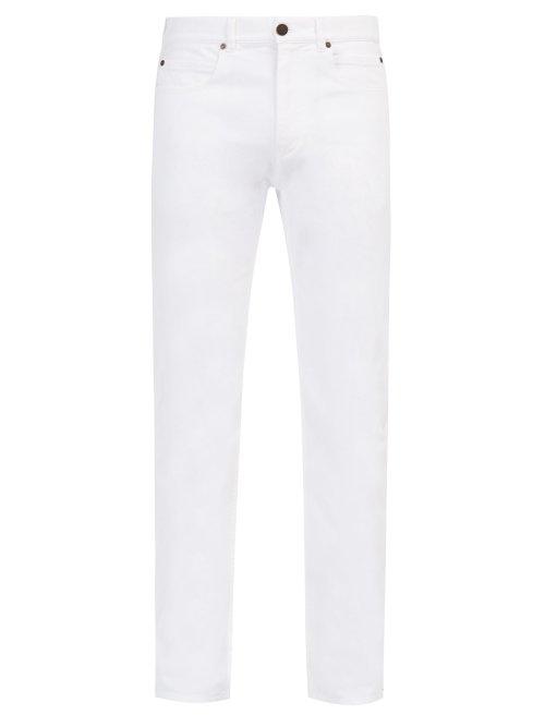 Matchesfashion.com Calvin Klein 205w39nyc - Slim Leg Stretch Cotton Denim Jeans - Mens - White