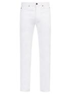 Matchesfashion.com Calvin Klein 205w39nyc - Slim Leg Stretch Cotton Denim Jeans - Mens - White
