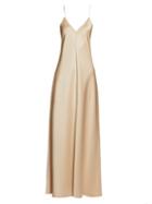 Matchesfashion.com The Row - Guinevere Satin Slip Dress - Womens - Nude