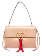 Matchesfashion.com Valentino - V Ring Leather Shoulder Bag - Womens - Nude