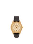 Gucci Eryx Gold And Leather Watch