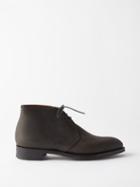 Edward Green - Lanark Lace-up Desert Boots - Mens - Dark Brown