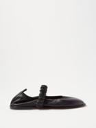 Wandler - Dash Leather Ballet Flats - Womens - Black