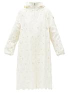 Matchesfashion.com 4 Moncler Simone Rocha - Zaleia Broderie-anglaise Technical Hooded Jacket - Womens - White