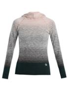 Matchesfashion.com Pepper & Mayne - Hooded Ombr Compression Performance Top - Womens - Light Pink