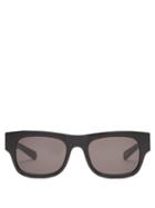 Matchesfashion.com Flatlist - Flat Square Acetate Sunglasses - Mens - Black