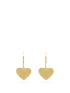 Matchesfashion.com Irene Neuwirth - 18kt Gold Heart Earrings - Womens - Yellow Gold
