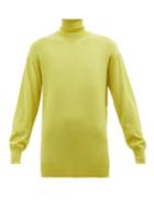 Tom Ford - Roll-neck Fine-knit Cashmere-blend Sweater - Womens - Green