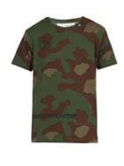 Matchesfashion.com Off-white - Stencil Camouflage Cotton T Shirt - Mens - Camo