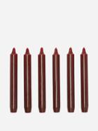 Trudon - Set Of Six Madeleine Tapered Candles - Burgundy