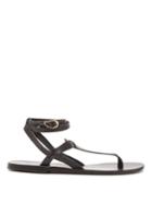 Matchesfashion.com Ancient Greek Sandals - Estia Leather Sandals - Womens - Black