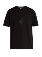 Stella Mccartney Swallow-appliqu Cotton-jersey T-shirt