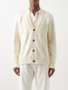 Officine Gnrale - Miles Argyle-effect Cardigan - Mens - Cream