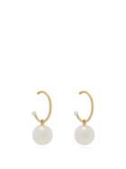 Matchesfashion.com Irene Neuwirth - Akoya Pearl & 18kt Gold Drop Earrings - Womens - Yellow Gold