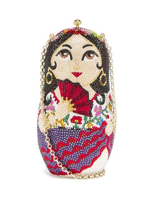 Judith Leiber - Nesting Doll Crystal-embellished Clutch - Womens - Multi