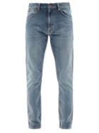 Nudie Jeans - Lean Dean Slim-leg Jeans - Mens - Light Blue