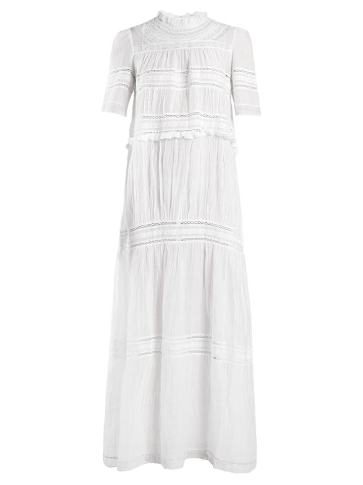 Isabel Marant Étoile Vealy High-neck Ruffle-trimmed Dress