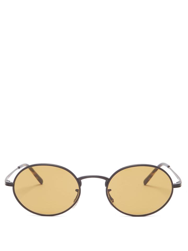 The Row X Oliver Peoples Oval Sunglasses