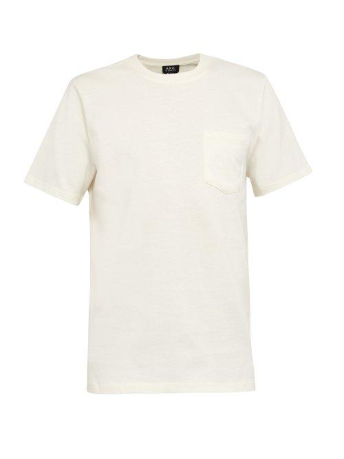 Matchesfashion.com A.p.c. - Road Cotton Crew Neck T Shirt - Mens - Beige