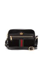 Gucci Ophidia Black Suede Cross-body Mini Bag