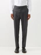 Officine Gnrale - Howard Wool Slim-leg Suit Trousers - Mens - Grey