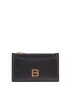 Matchesfashion.com Balenciaga - Hourglass Zipped Leather Cardholder - Womens - Black
