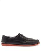Mens Shoes Quoddy - Blucher Leather Loafers - Mens - Navy