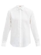 Matchesfashion.com Barena Venezia - Coppi Cotton Shirt - Mens - White