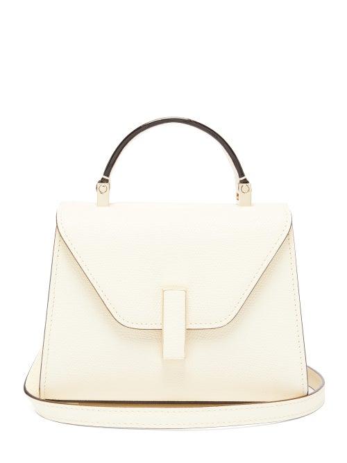 Matchesfashion.com Valextra - Iside Micro Leather Bag - Womens - White