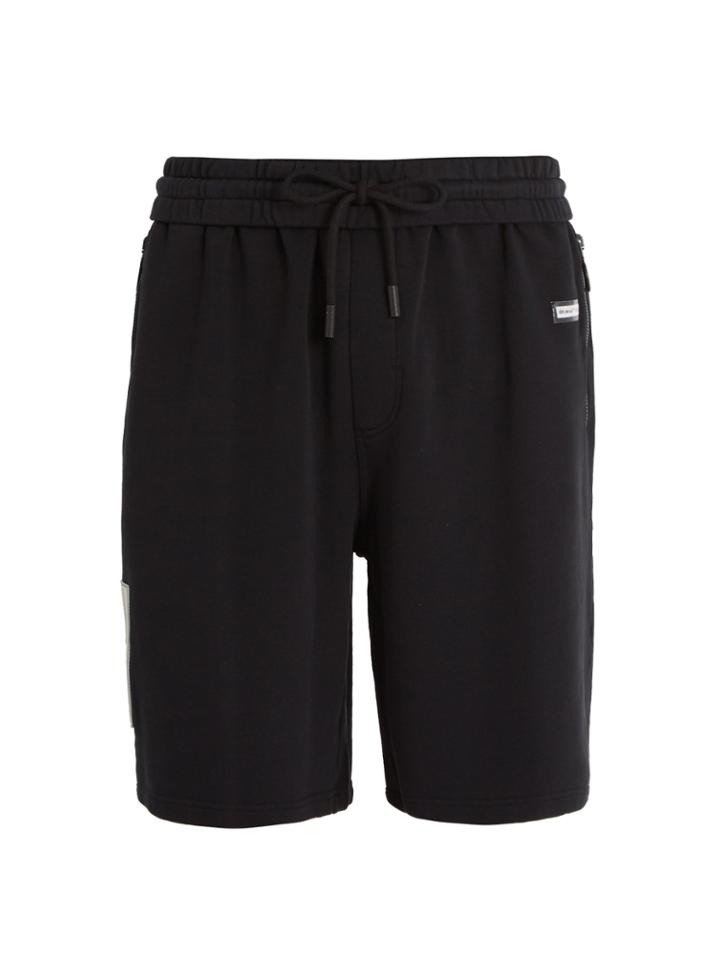 Off-white Logo-patch Cotton-jersey Shorts